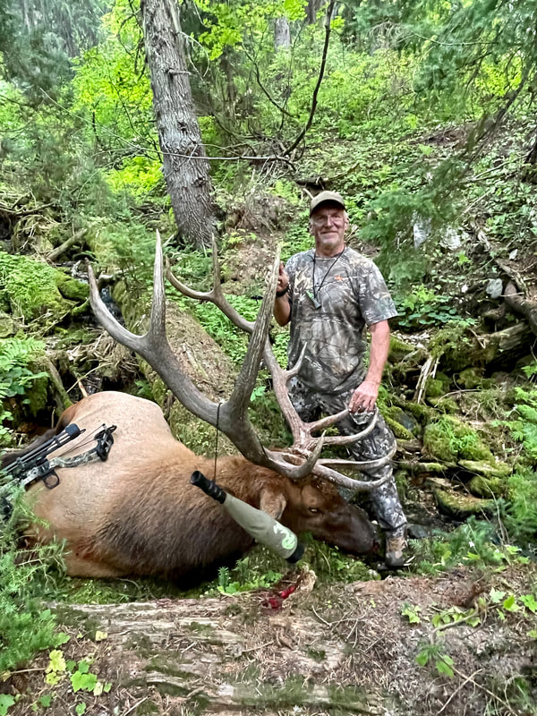 Most fun I've ever had hunting.  First Elk with Idaho Whitetail Guides  (20 year hunting veteran)