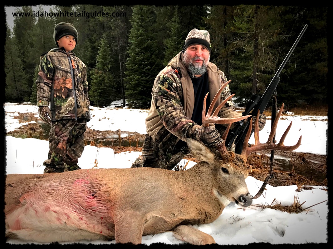 Nice hunt in Northern Idaho.  Hunt with Idaho Whitetail Guides.