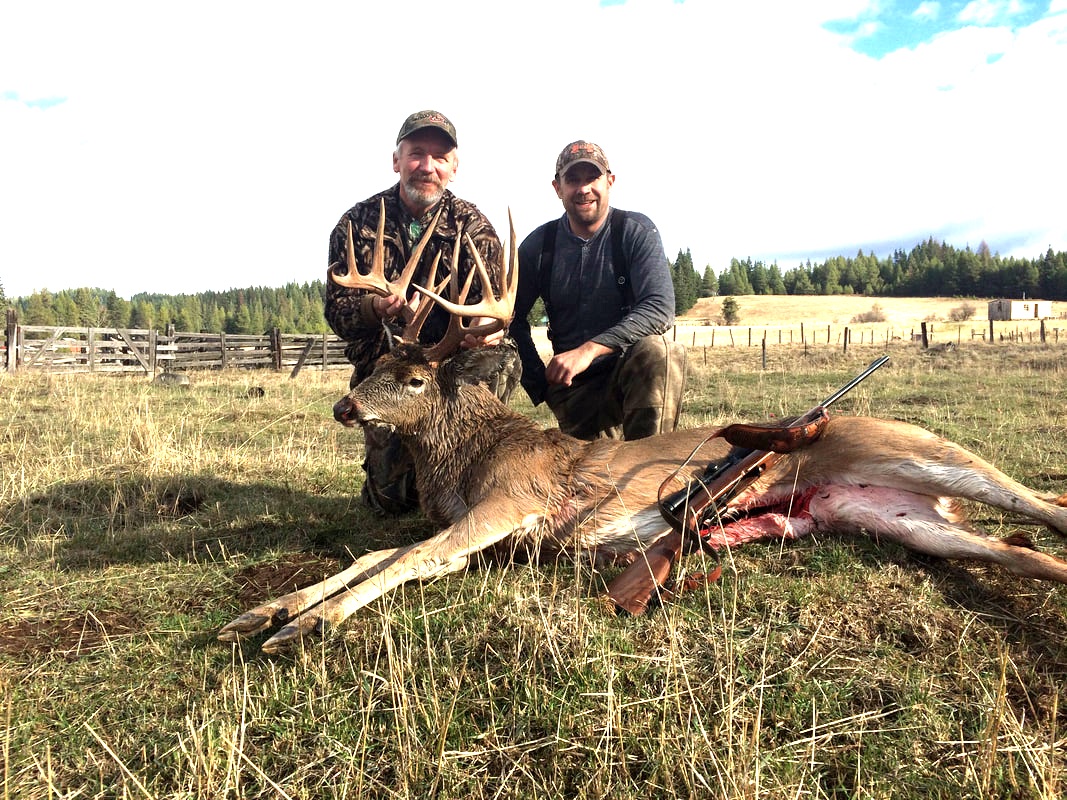 Another great looking Whitetail Deer.  Had a great hunt with Idaho Whitetail Guides